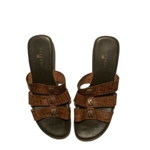 Merrell Woman's Pesaro Slip On Slide Sandals Sz 7.5 Embellished